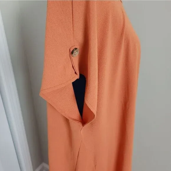 WOMEN'S TUNIKA LONG, DARK-CORAL COLOR SIZE L PERFECT CONDITION. - Picture 3 of 3